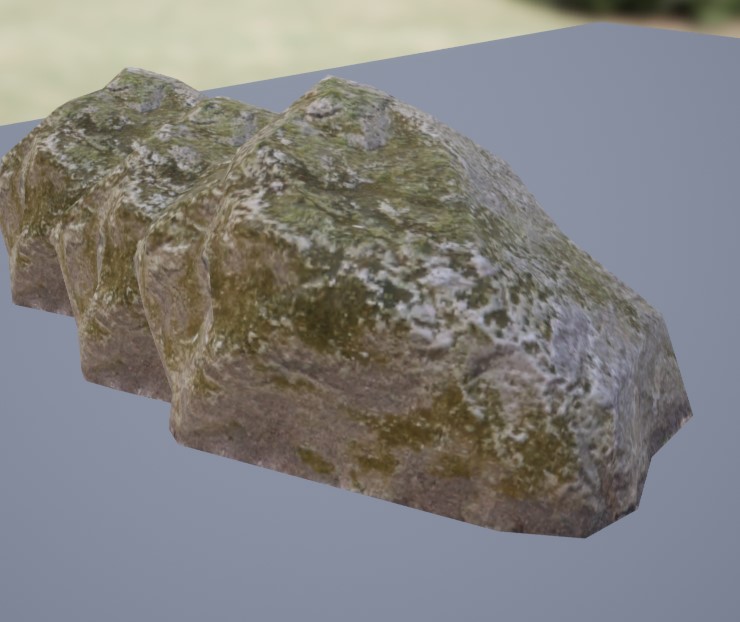 Optimized boulder geometry.